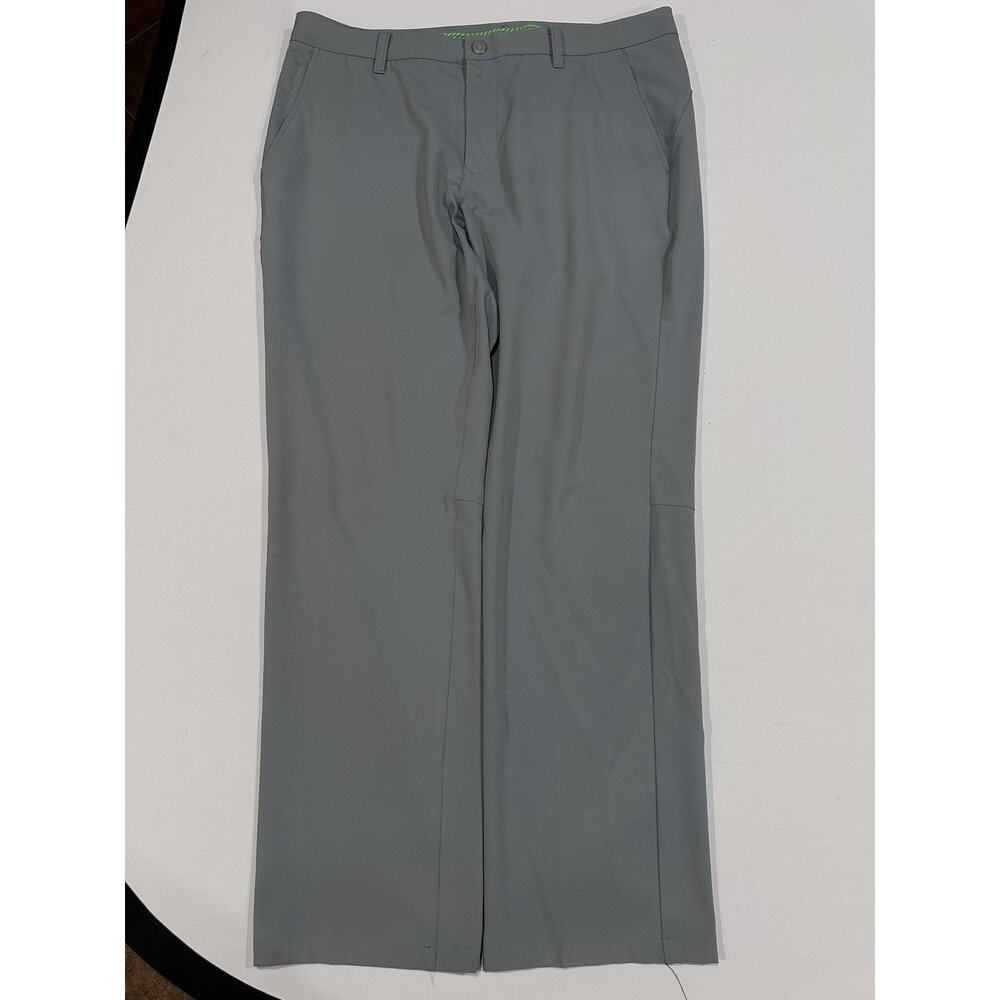 Bonobos Golf Performance Chino Pants Mens 36x32 Gray Slim Stretch Minimalist
